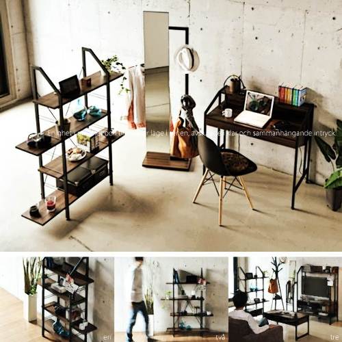 Rita リタ 北欧風おしゃれシェルフ E 書棚 Com